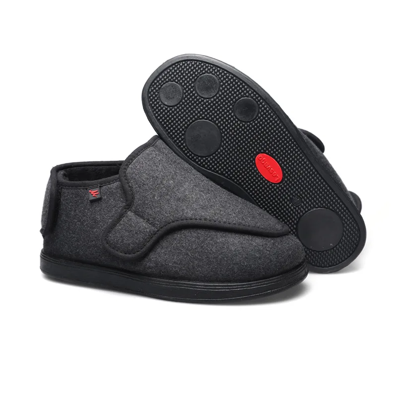 Fully open big foot bone of the elderly multifunctional health shoes home convenient diabetic shoes