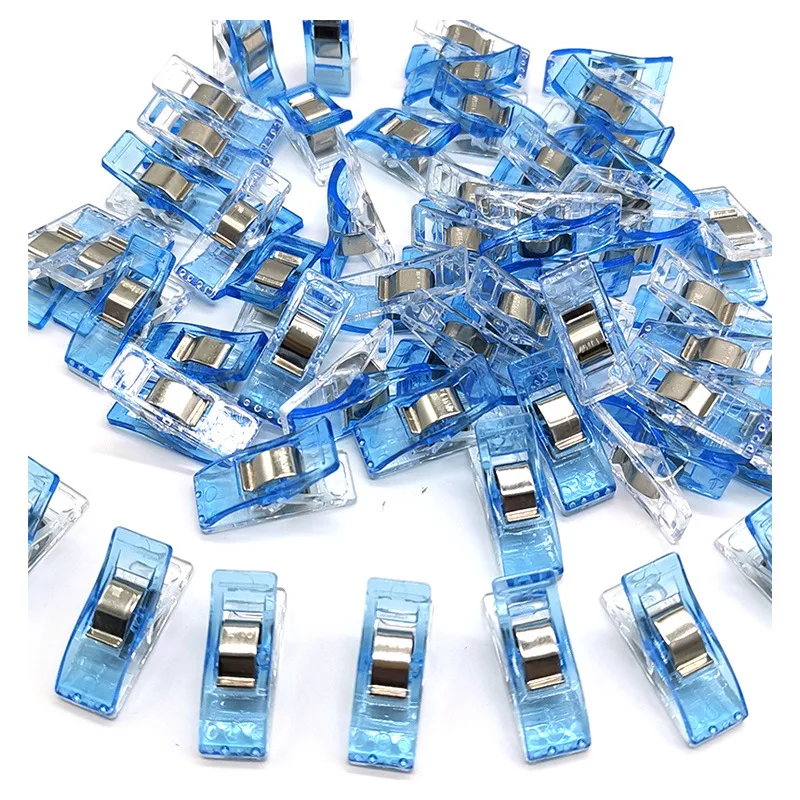50 STKS Naaiclips Kleurrijke Clips Multifunctioneel Plastic Ambacht Haken Breien Veiligheid Kleding Clips Kleur Bindclips Papier
