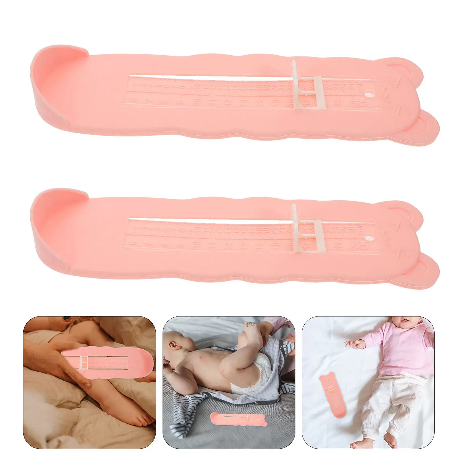 

2 шт. портативных профессиональных измерителей длины стопы для определения размера обуви, точные