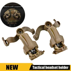 Helmet headphone holder Headphone rail mounting Helmet adapter Headphone accessories compatible with EARMOR tactical headsets