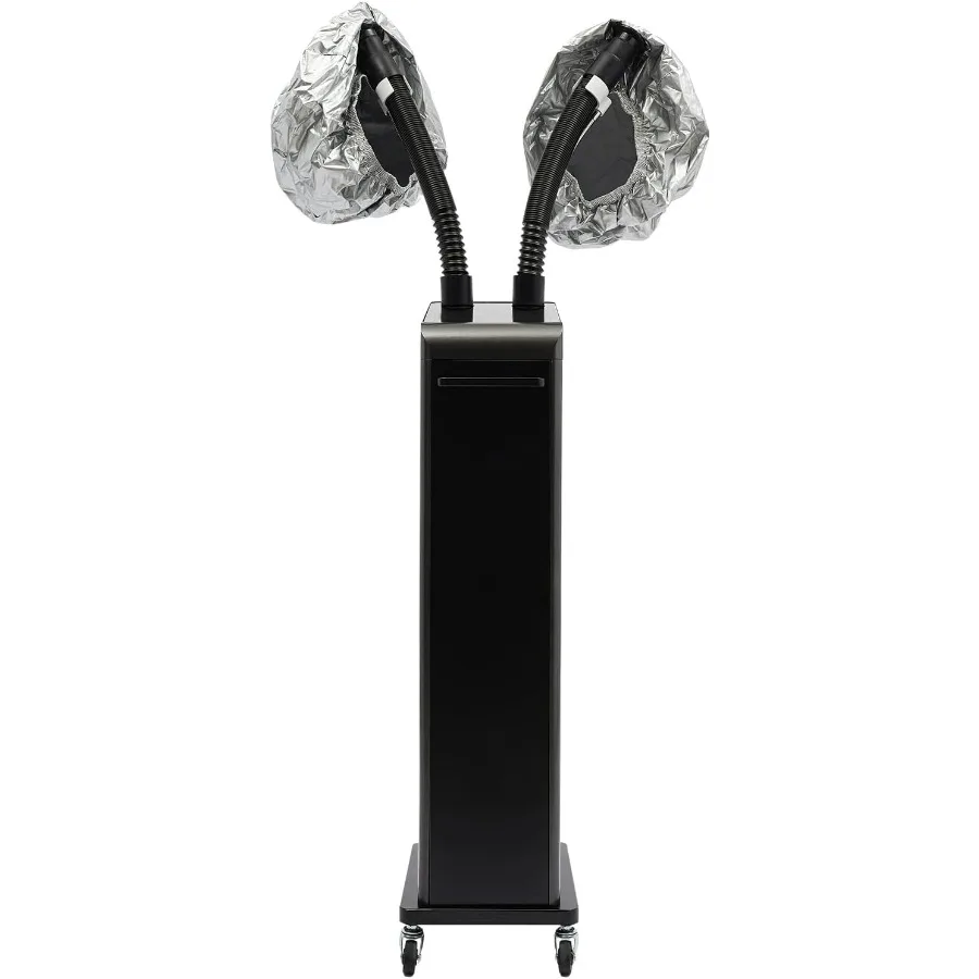 

Nano Hair Steamer with 2 Vaporizing Caps Adjustable Professional Micro Mist Hair Processor with Rolling Wheels 700W 110V Nano H