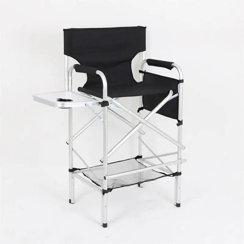 Professional Folding Portable Upgraded Director Makeup Artist Chair Aluminum Camping Chair