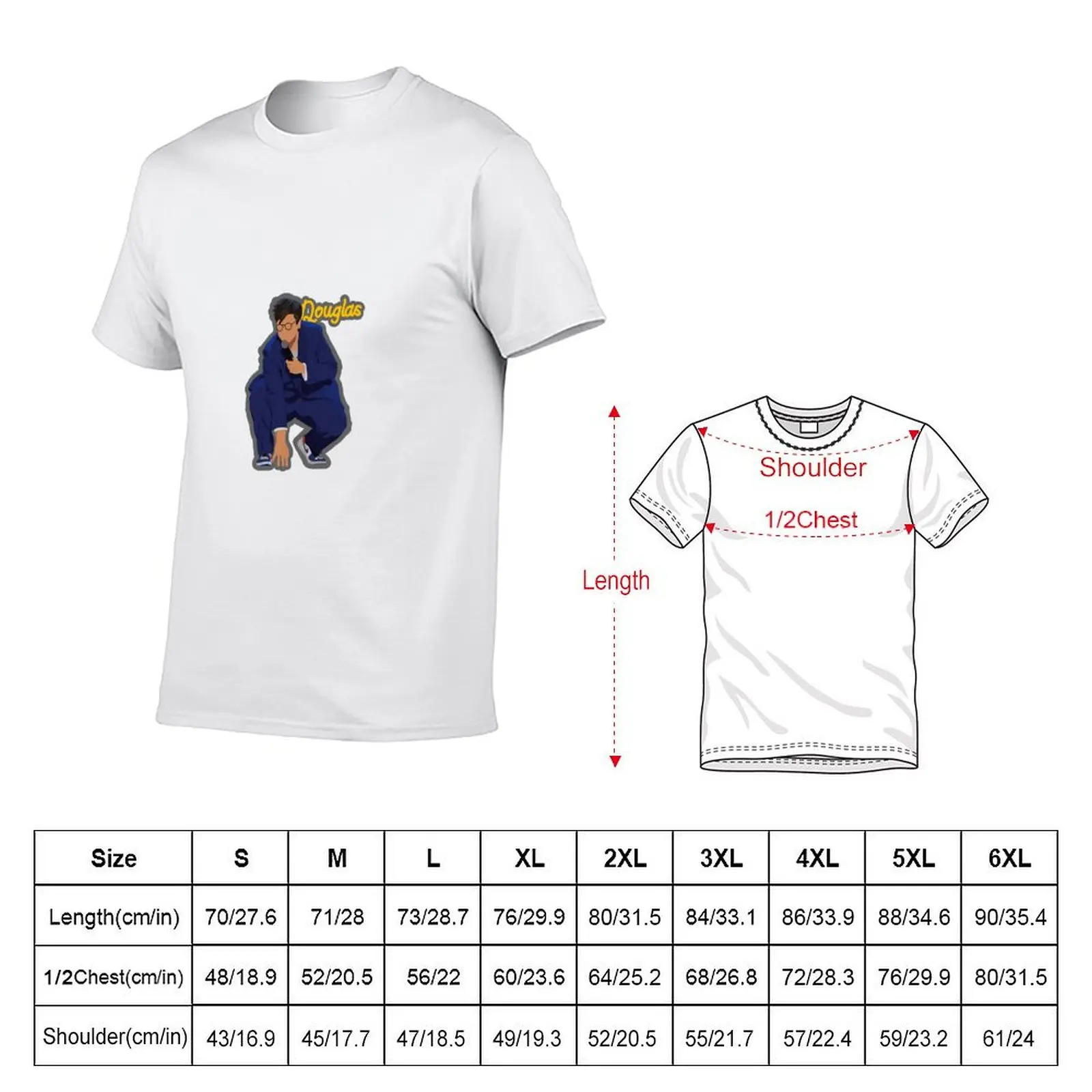 Hannah Gadsby, Douglas T-Shirt Basic Crew Neck Short Sleeve Top