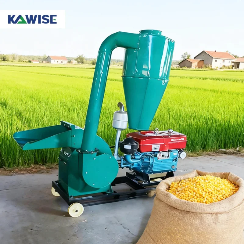 

Durable Engine Hammer Mill Crusher For Corn Grain Grinding Efficient Animal Feed Processing Equipment