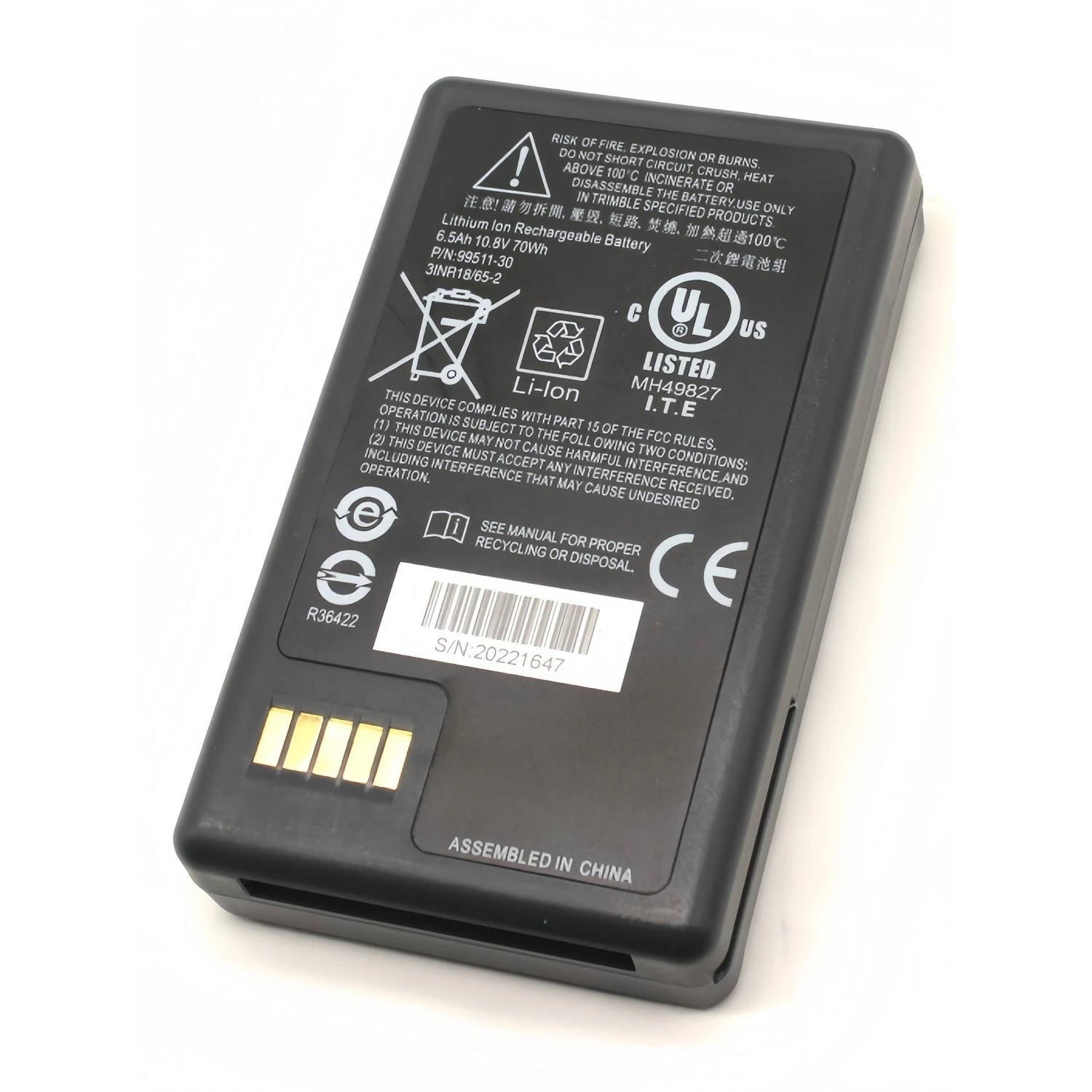 79400 High Quality Battery 10.8V 6500mAh for Trimble S3 S5 S6 S7 S8 S9 Total Stations Brand New Replacement Battery