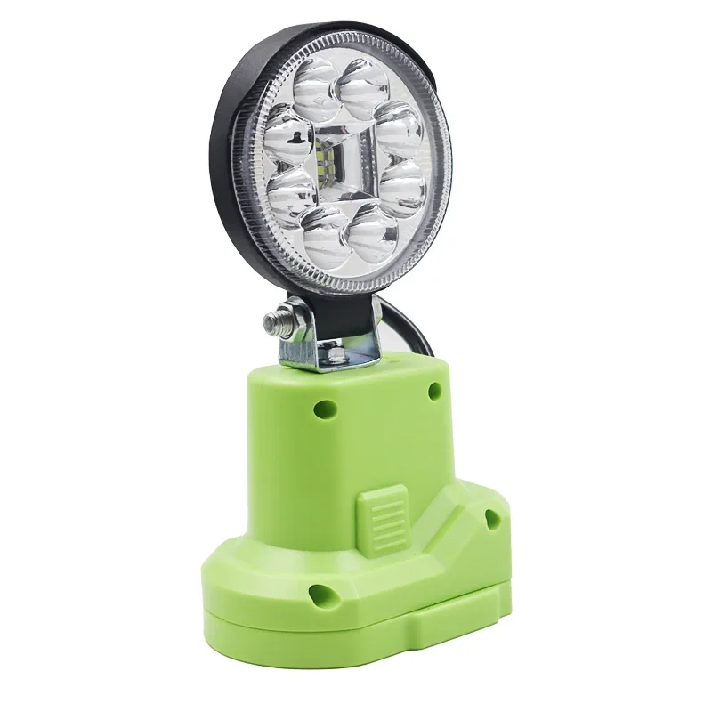 Imagem -05 - Led Alarme Luzes de Trabalho Lanterna Tocha Elétrica Spotlight Lâmpada do Carro para Ryobi 14.4v 18v Lítio Níquel Mais Bateria P108 3