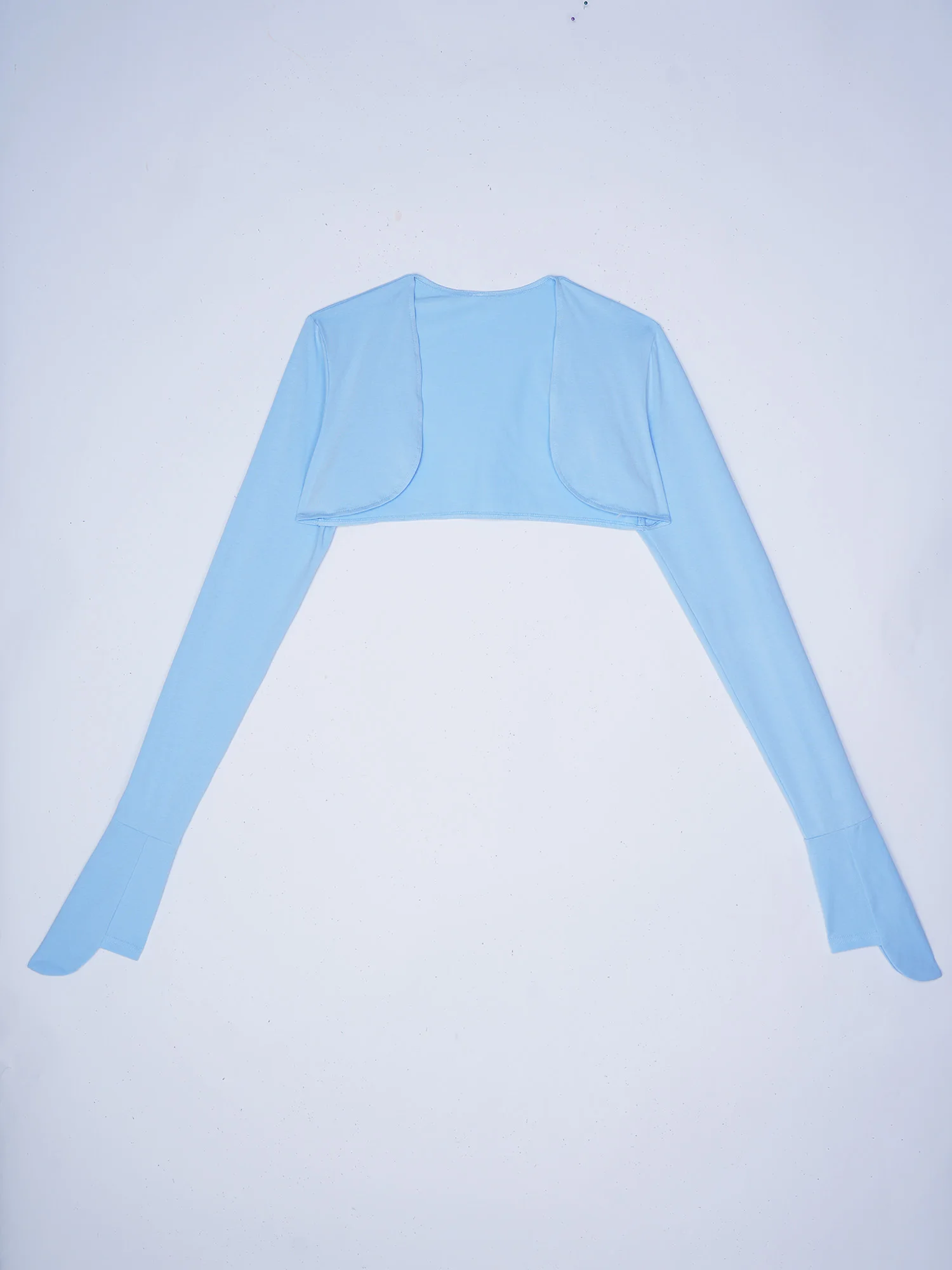 Women Long Sleeves Open Front Crop Top Jacket Autumn Spring Coats for Sun Protect Adaptive Clothes Crop Cardigan Anti-scratch