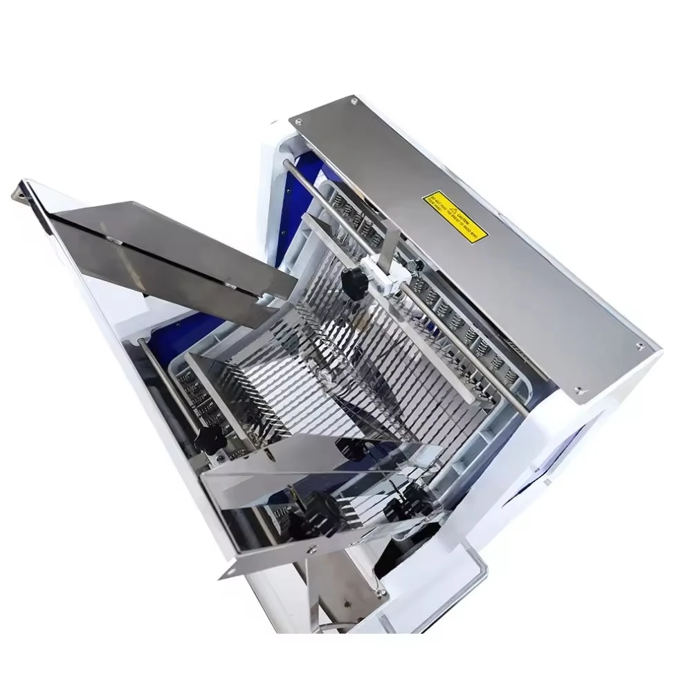 Commercial Electrical Automatic Stainless Steel Industrial Adjustable Bakery 31pcs Bread Slicer Machine