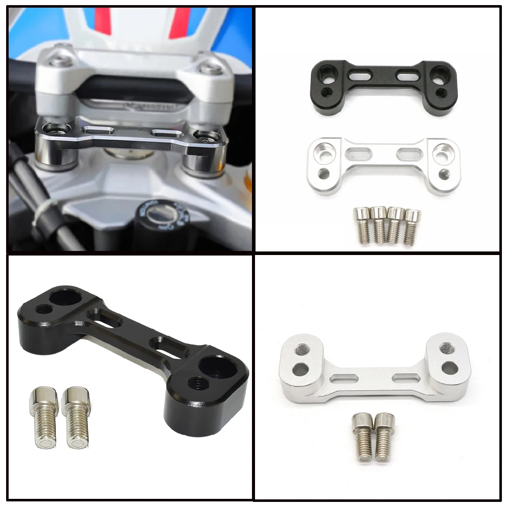 

Fits for BMW G310GS G310R G310 GS R ABS 2017-2023 Motorcycle Handlebar Risers 20 MM Heightening Blocks Mount Adapter