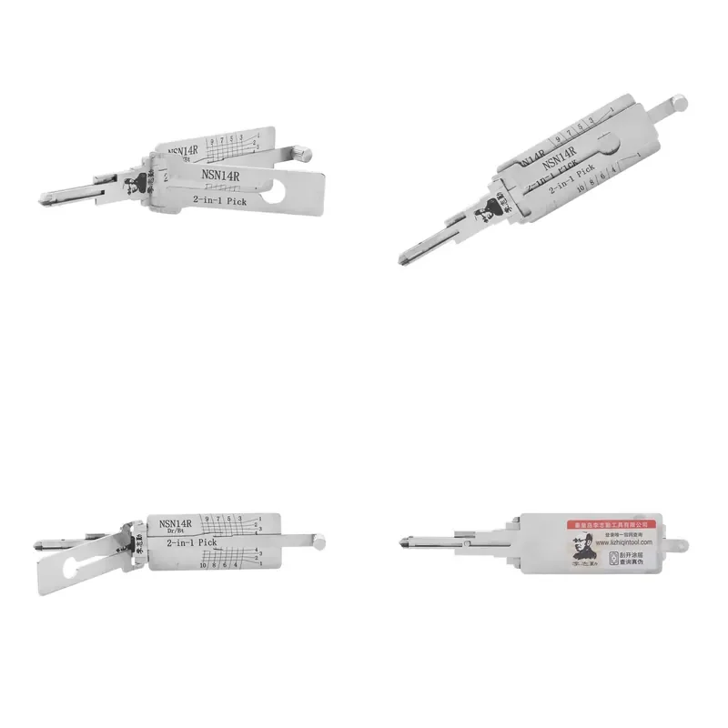 

LISHI Car Locksmith Supplies NSN14R Lishi 2-in-1 Lock Pick Auto Pick and Decoder