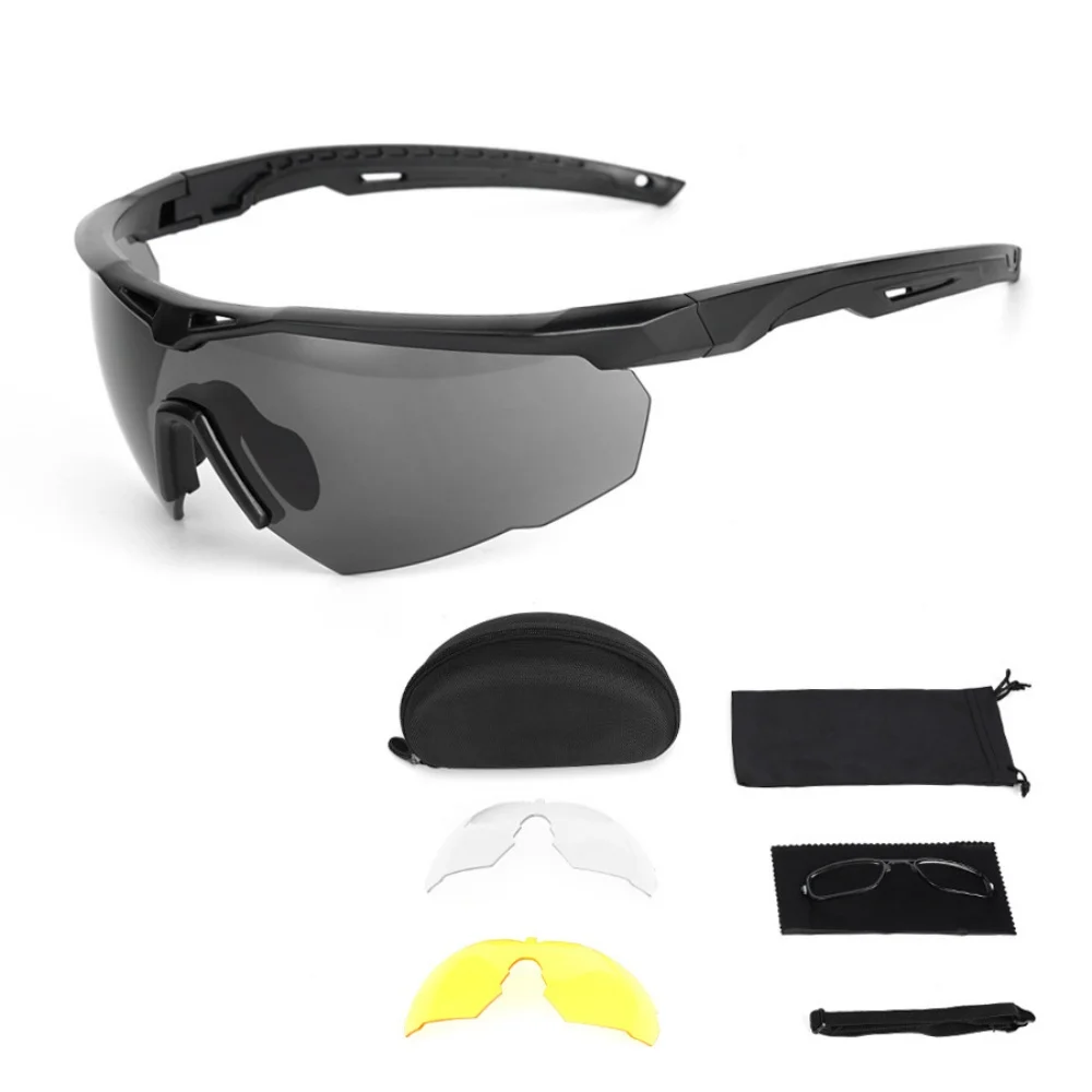 Tactical Glasses Army Fans CS Anti BB Bullet Shooting Myopia Riding Goggles Explosion proof Sunglasses