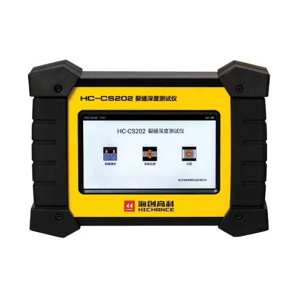 HC-CS202 Handheld Concrete Crack Depth Detector Ultrasonic Sensor Concrete Fissure Depth Measuring Tester