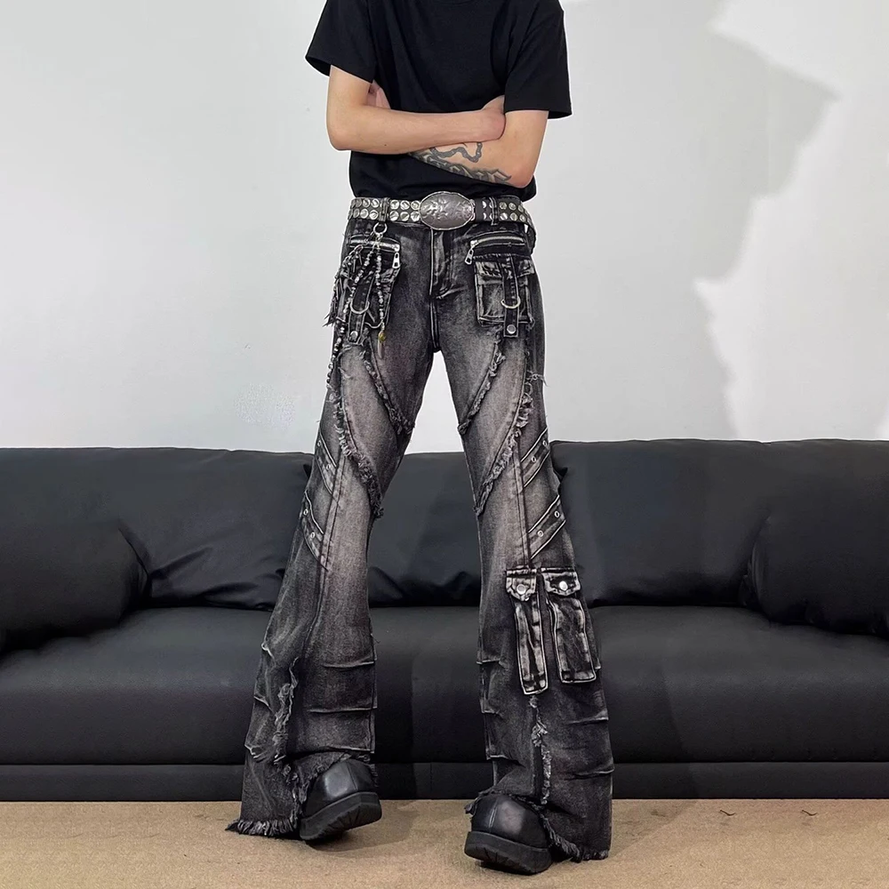 Mens Tassel Pocket Embellished - đánh giá và giá Men'S Fashion Jeans And Boots
