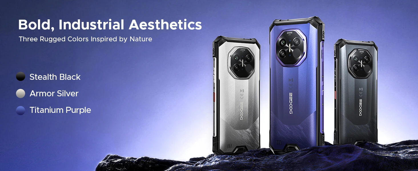 DOOGEE S300 Plus Thermal 5G Rugged Phone Thermal Imaging Dimensity 8300 6.78" 200MP AI Camera 48GB(12+36) RAM 1TB ROM 11000mAh Battery Android 16 66W Fast Charging Smartphone