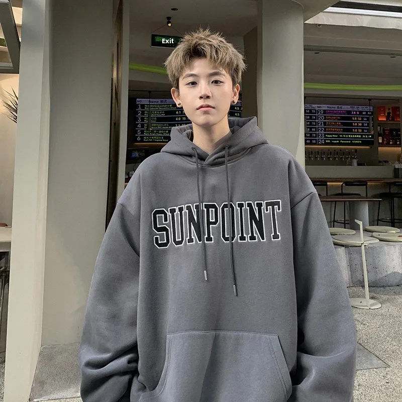 

Мужская толстовка в американском ретро-стиле, весна-осень, новая модная коллекция, бренд Haome Street Sle, высококачественная верхняя одежда