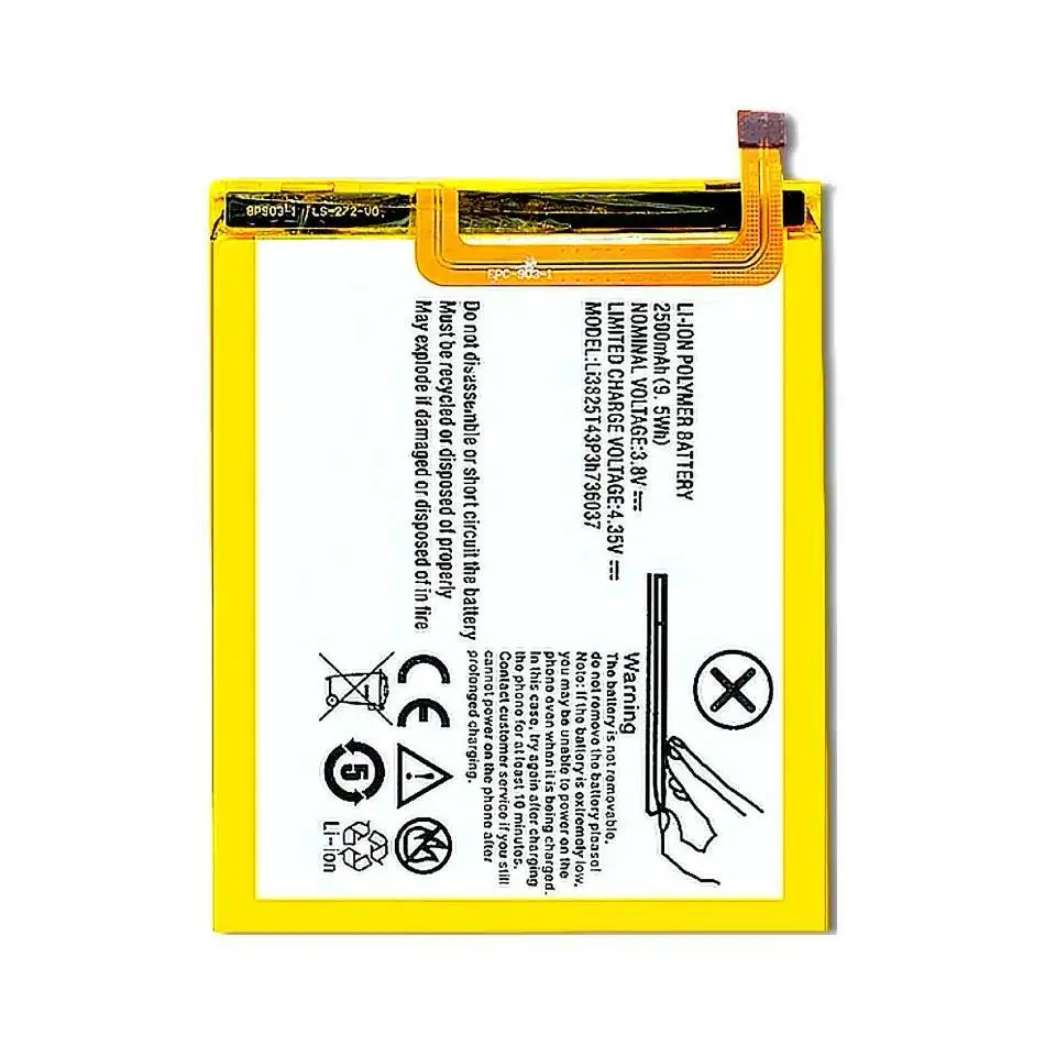 Li3825t43p3h736037 بطارية الهاتف المحمول لـ Zte Blade A2 V7 Lite Dual Sim BV0720 2500Mah أداء عالي