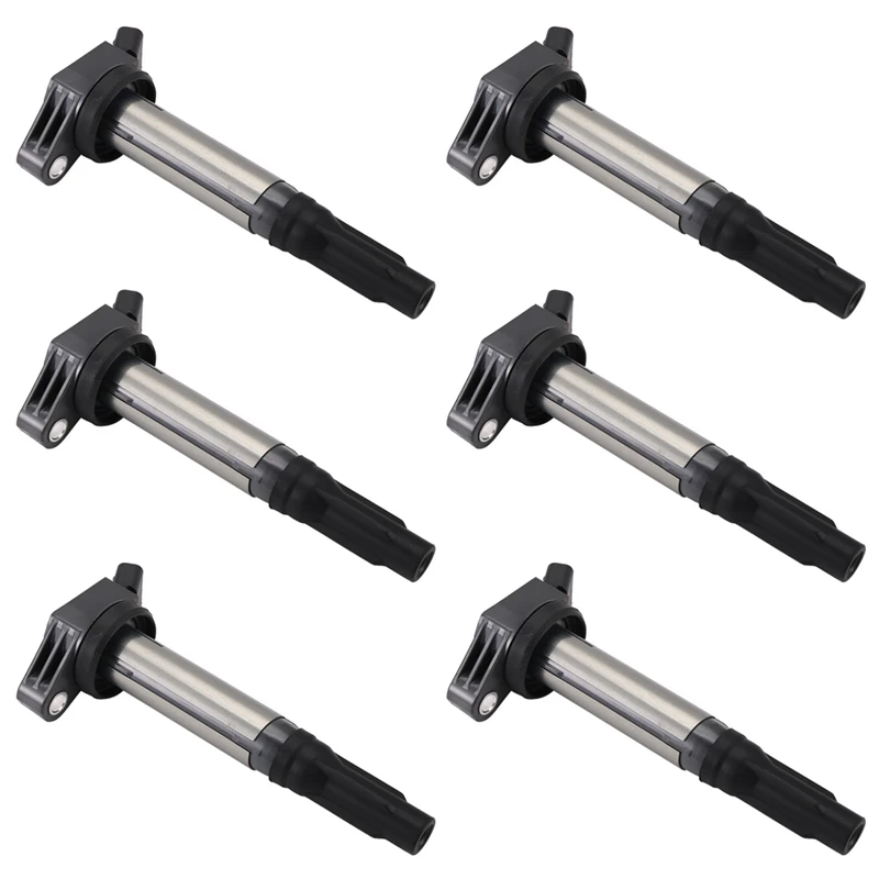 6Pcs Ignition Coil Pack 90919-02255 For Lexus ES350 RX350 Toyota Avalon Camry RAV4 Highlander