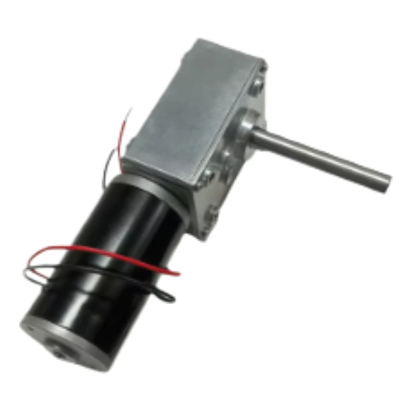 51MM Shaft, 5840-31ZY DC Reduction Motor with Turbine and Worm Gear, with Power Cord, Bracket, Adjustable Power Motor