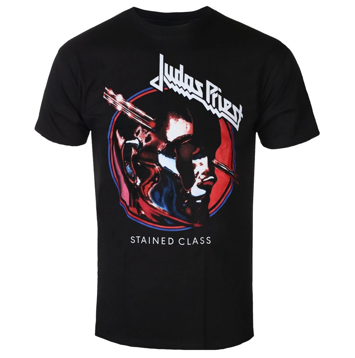 

Judas Priest Stained Class Purple Mixer Pattern Band с принтом Летние элитные брендовые хлопковые мужские и женские футболки с короткими рукавами