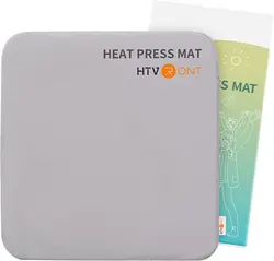 HTVRONT 15x15inch Easy Press Protective Resistant Mat Pad for Heat Press Machines and HTV Iron On Projects Gray