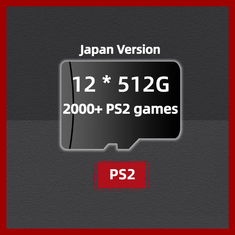 Carte de jeu TF portable pour Retroid Pocket 5, RP5, jeux rétro japonais, mémoire PS2, PSP, PS1, Android, déterminer la carte SD de jeu, 1 To, 512 Go