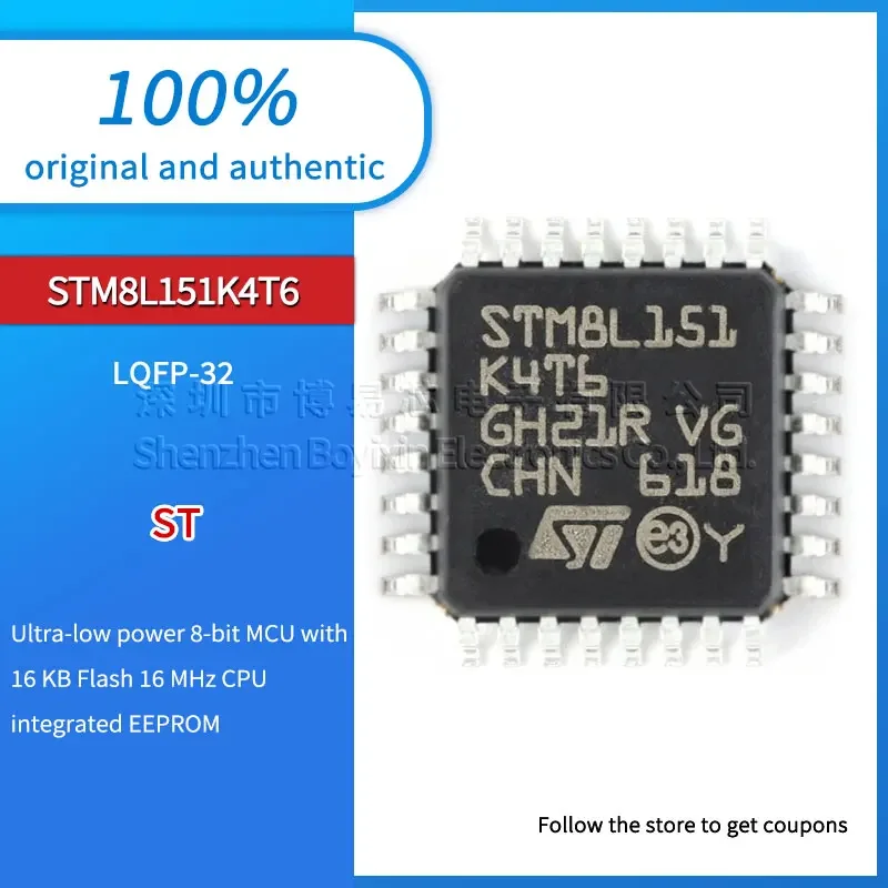 Original genuine STM8L151K4T6 LQFP-32