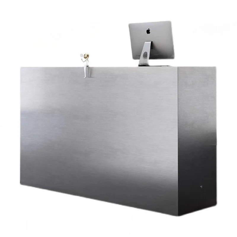

Reception Salon Professional Office Furniture Bureau Shop Counter Luxury Bank Aesthetic Desk Counters for Small Bureau Business