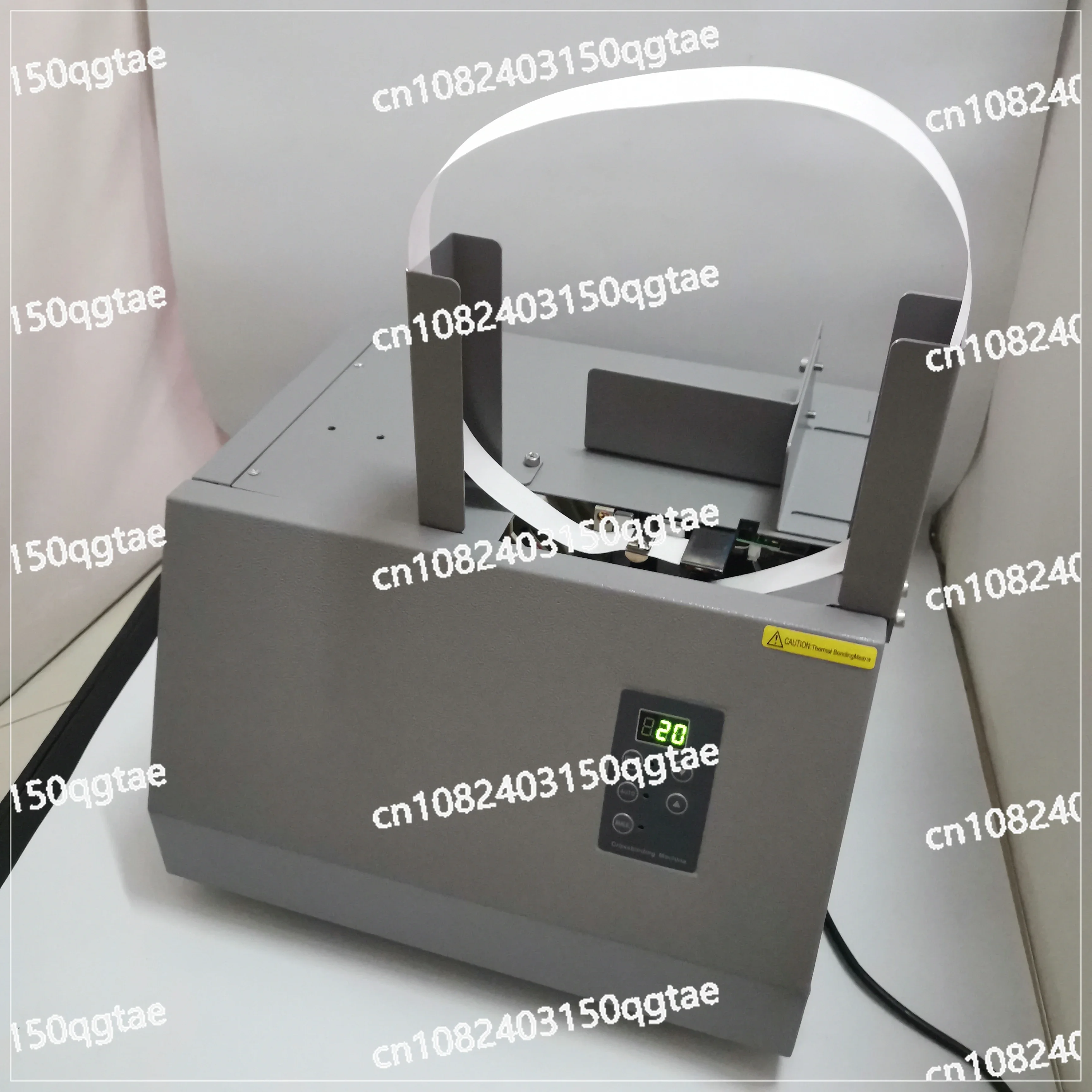 Automatic Banknote Invoice Bill Banding Machine Paper Tape Money Strapping  220V / 110V