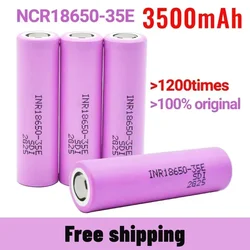 100% Original 2024New Bestselling 18650 3500Mah 25A Discharge INR18650 35E 1-100PCS 3.7V Li-Ion Oplaadbare Battery+Fast Shipping