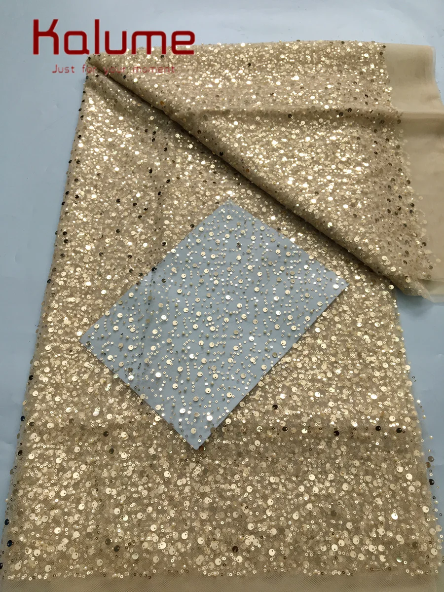 Kalume tela de encaje africano - Embroidery Gradient reseña y precio