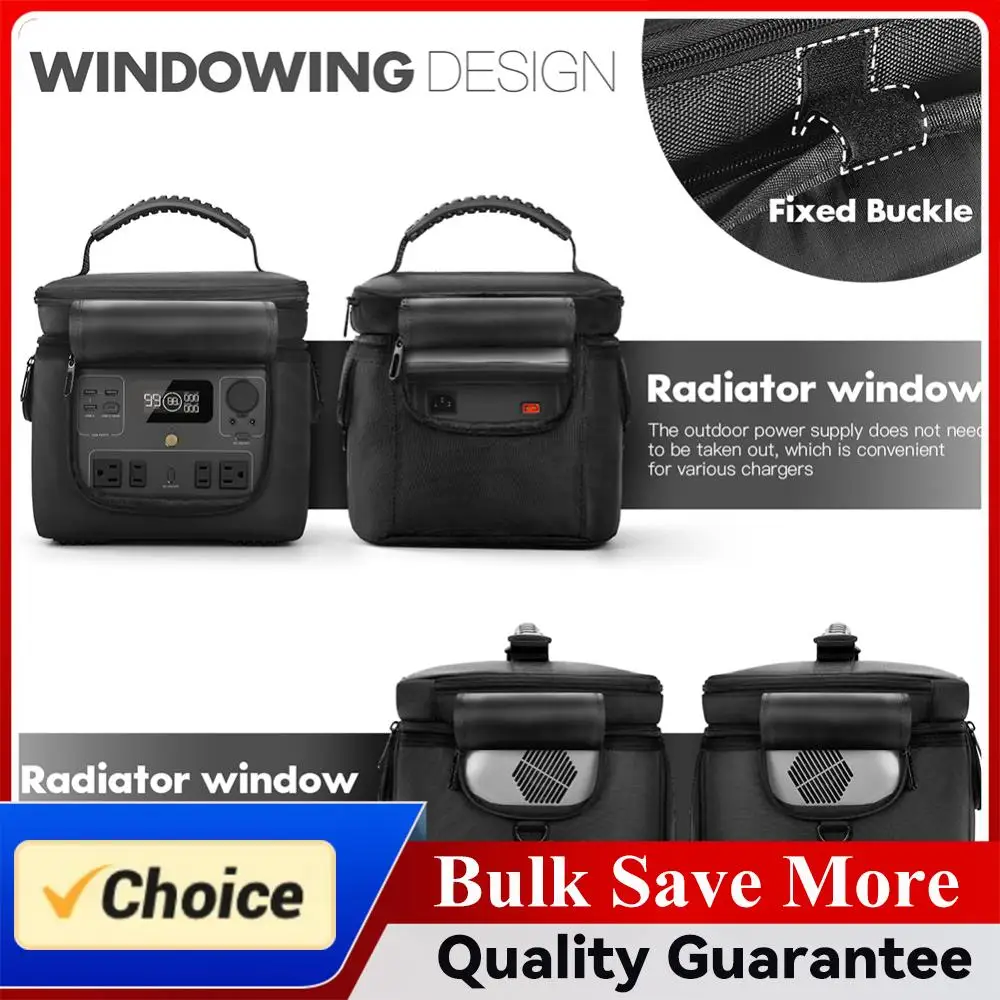 Tragbare Powerstation-Tasche mit Schultergurt & Griff, Transport- und Aufbewahrungstasche für Ecoflow River 2 Pro & Ecoflow River 2 Max