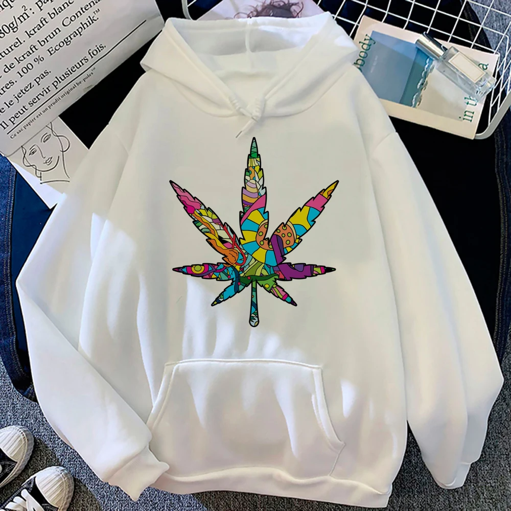 

Weed hoodies women graphic aesthetic harajuku sweat y2k hoddies women gothic Hood