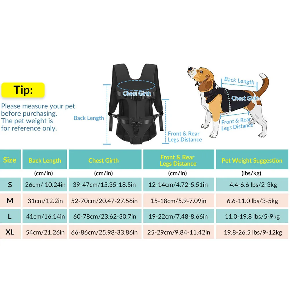 Pet Dog Carrier Bag Dogs Backpack Portable Travel Breathable Dog Bag Adjustable Outdoor Dog Carrier Bag Pet Carrying Supplies