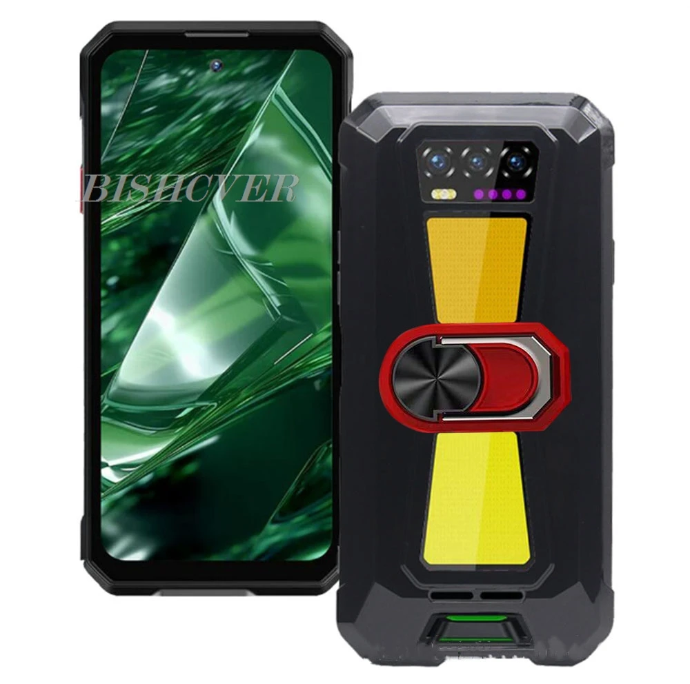For Oukitel WP58 Pro 6.7" 2025 Oukitel WP58 Pro WP58Pro Back Ring Holder Bracket Case Smartphone TPU Soft Silicone Cover