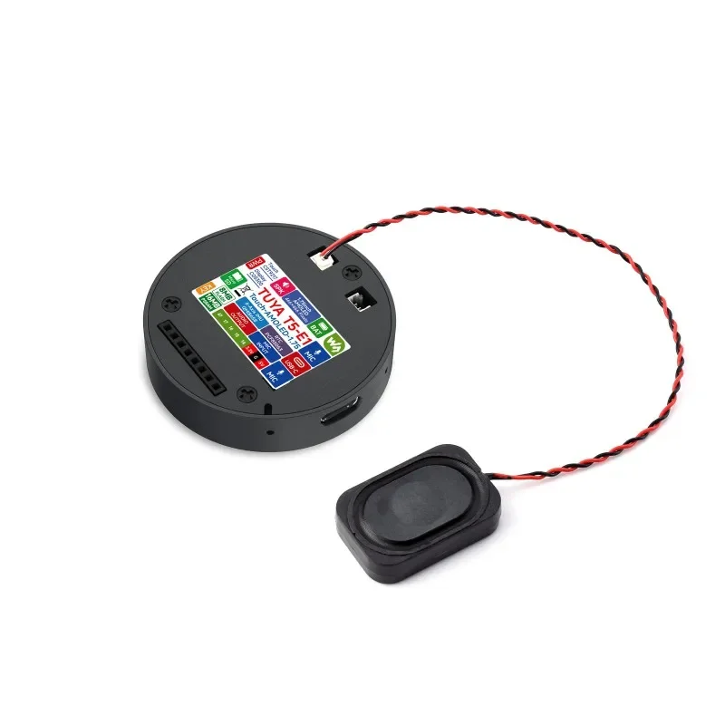 Tuya T5-E1 1.75inch AMOLED Round Development Board, QSPI  Supports Multiple AI Large Models, All-In-One Touch Display