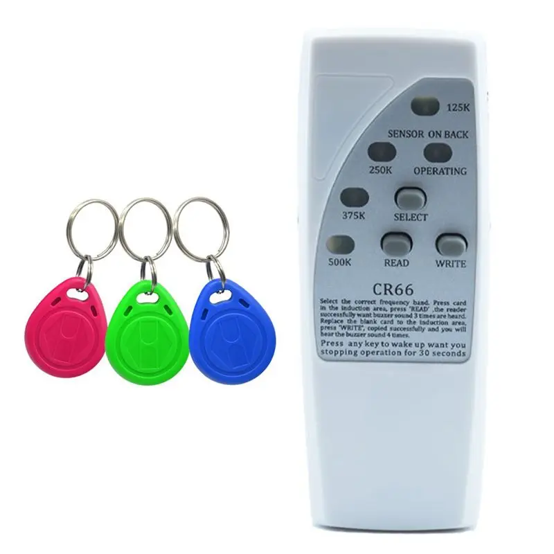 

-[A51I Digital]Handheld RFID Chip Reader Writer+3X5200 Keychain 125Khz ID Copier Duplicator ID Tags Programmer For EM4305 T5577