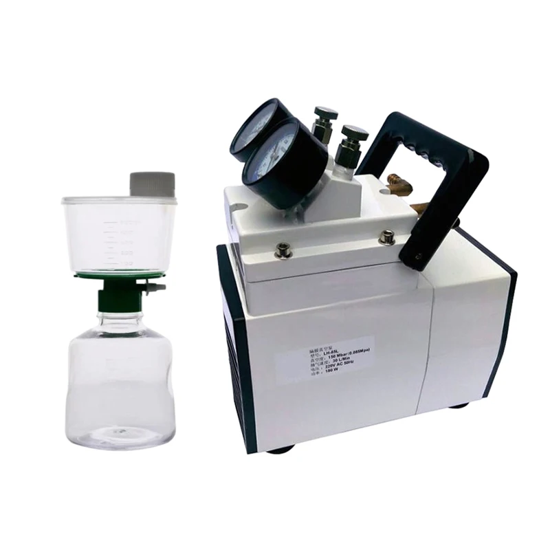 

WEIAI Lab Medical Vacuum Pump 60L/min Oilless Diaphragm Vacuum Pump Negative Pressure Oil Free Vacuum Pump Bomba De Vacio