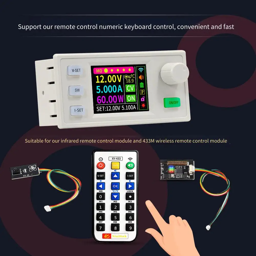 SK150S CNC Adjustable Regulated Power Supply Constant Voltage and Constant Current Solar Charging Module 8A150W