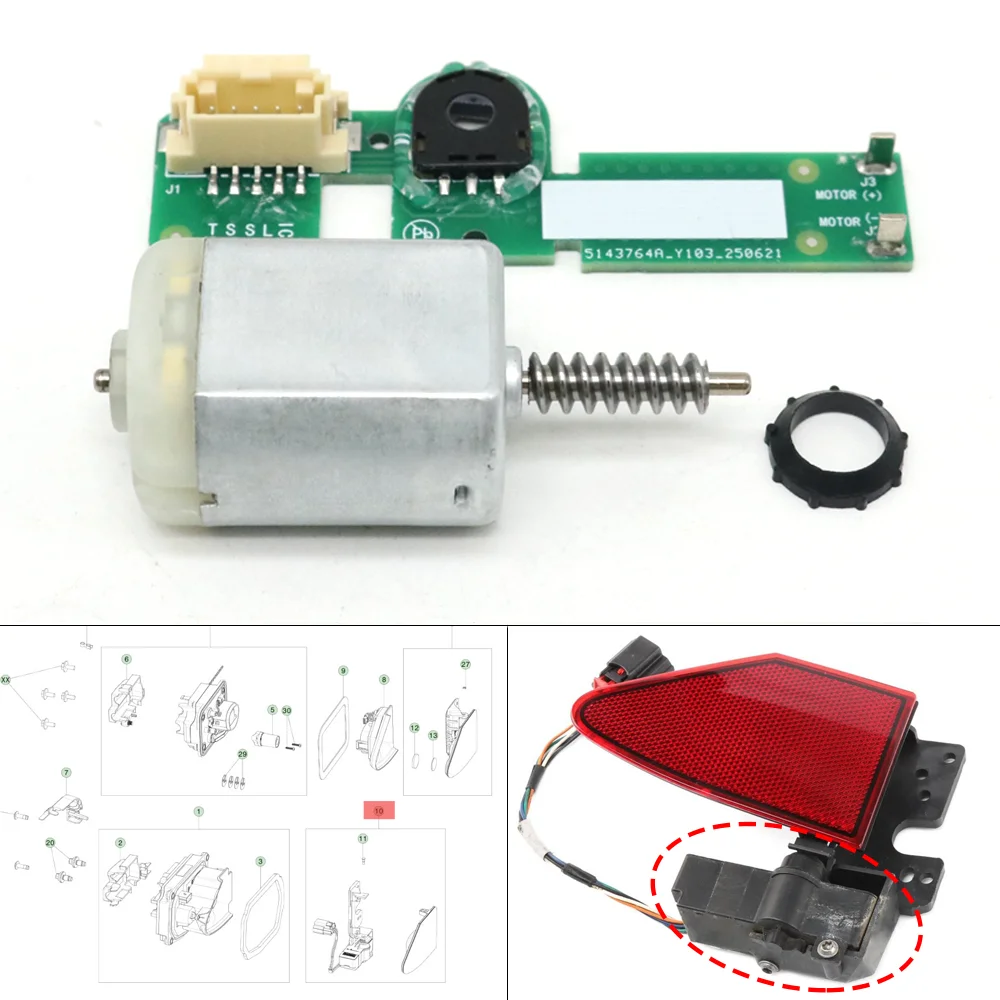 Charging Port Door Filler Flap Cover Release Control Motor Circuit PCB Board For Tesla Model S X 2016 2017 2018 2019 2020
