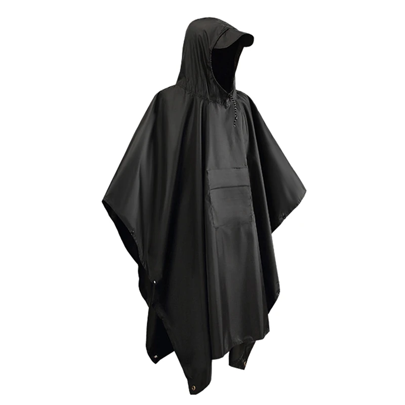 

DW-3 in 1 Outdoor Waterproof Raincoat Rain Coat Men Raincoat Women Awning From the Rain Motorcycle Rain Poncho Picnic