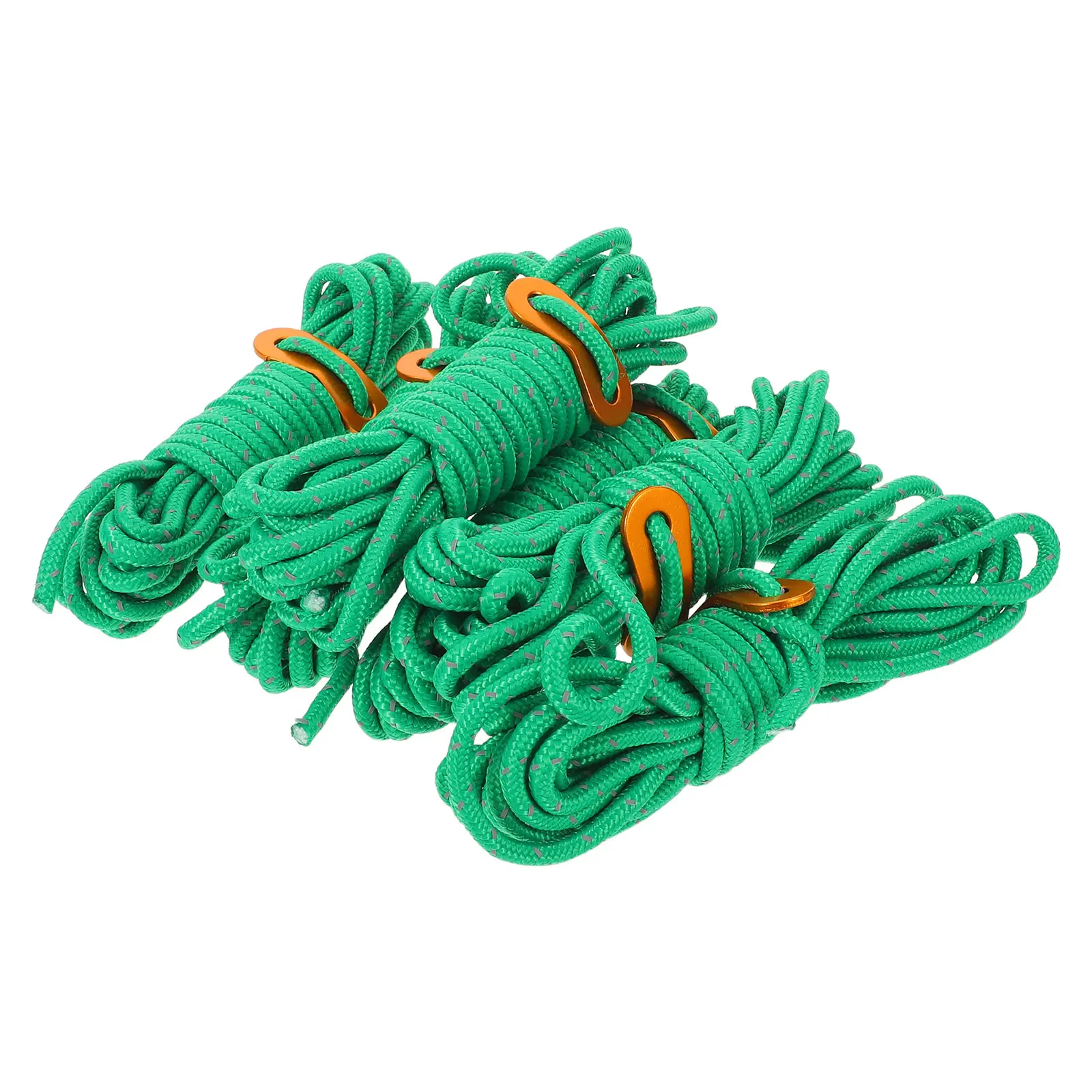 

6 Pcs Outdoor Reflective Wind Rope Camping Tent Cord Canopy Tie Downs Guylines Ropes Tarpaulin