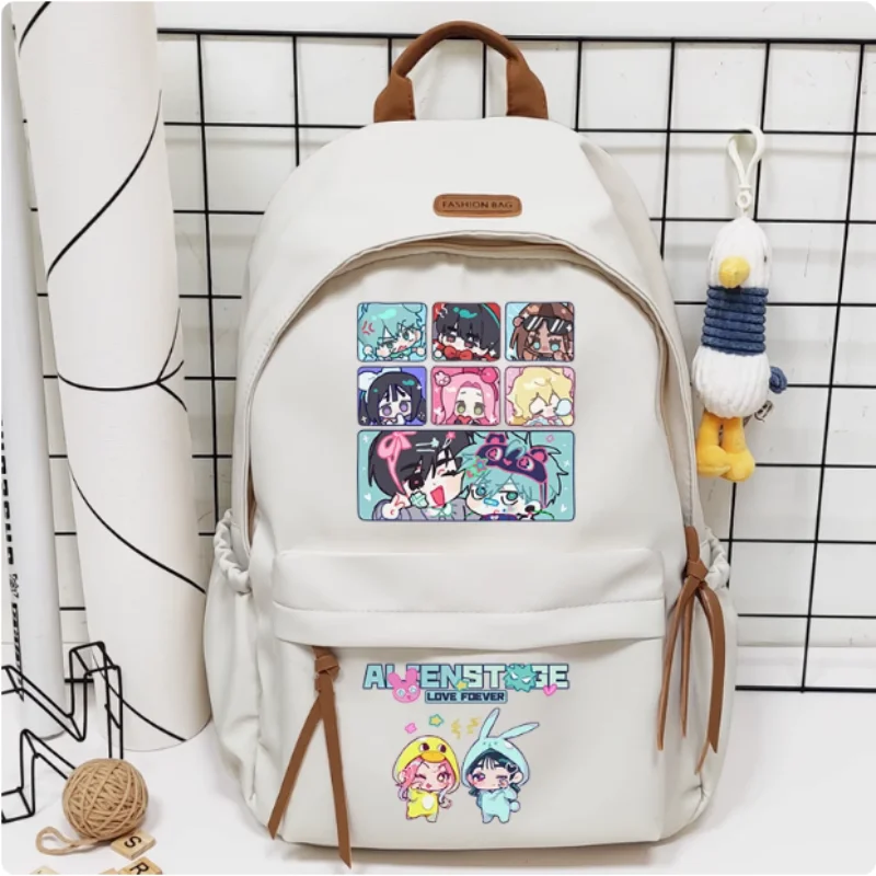 

Anime Alien Stage Cartoon Bag Women Man Fashion Leisure Teenagers Student Backpack Handbag 1828