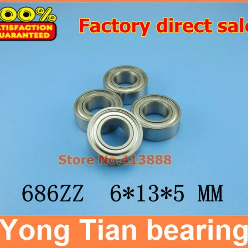 NBZH bearingSale Price (1pcs) SUS440C Stainless Steel Deep Groove Ball Bearings S686ZZ 6*13*5 Mm ABEC-1 Z2