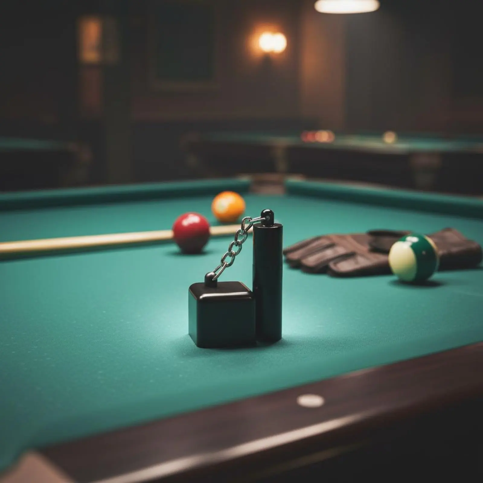 2 in 1 Chalk Holder Wear-Resistant Cue Tip Scuffer Tool Pool Cue Tip Pricker Non-Slip-Slip for Game Room