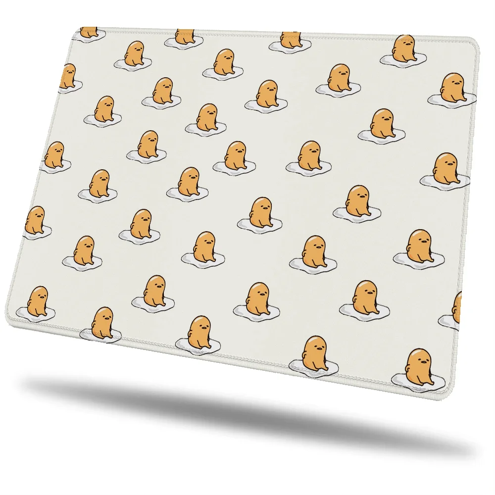 Small Cute Mouse Pad Anime Gudetama Gaming Accessories Rubber Mat Mousepad Company Game Mats Pc Gamer Girl Desk Accessory Mause