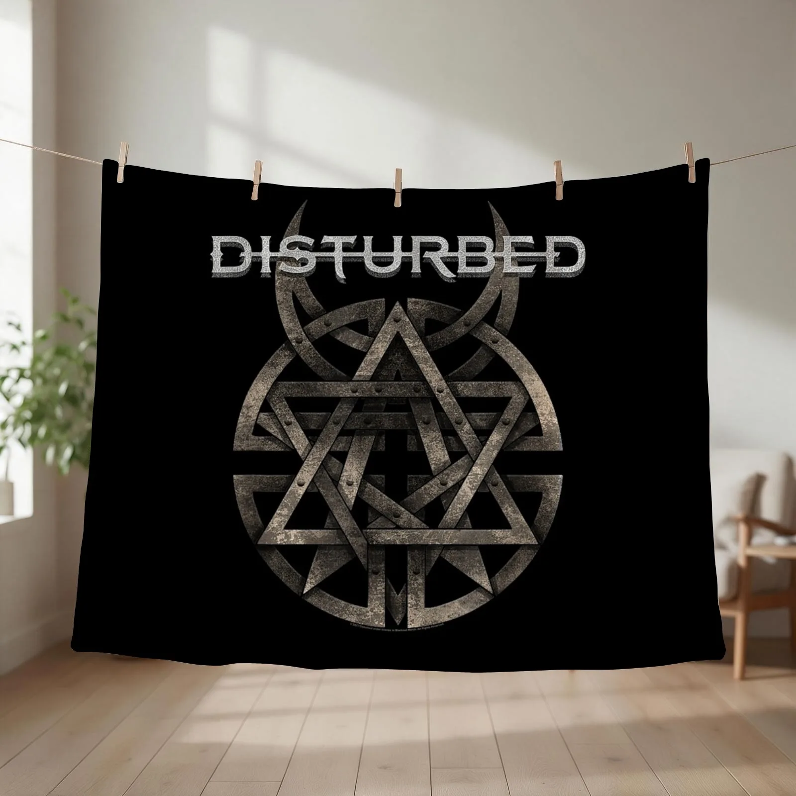 Disturbed Throw Blanket Decorative Beds Summer Luxury Brand blankets and throws Blankets