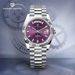 PAGANI DESIGN DD40 Men's Watches 2023 Top Luxury NH36A Mechanical Wristwatches AR Sapphire Mirror Automatic Watch For Men Sports