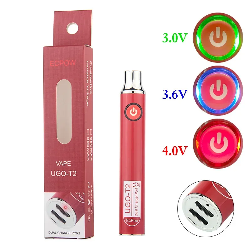 2 UGO-T2 Vape 510 900mah USB-C CE4 MT3 H2 vape accessory for vape kits - gallery image 2