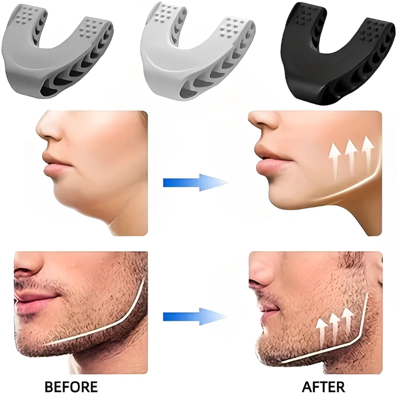 U Shape New Facial Jaw Exerciser And Neck Toning Jawline For Men Women Face Muscle Trainin Resistance Levels Double Chin Reducer