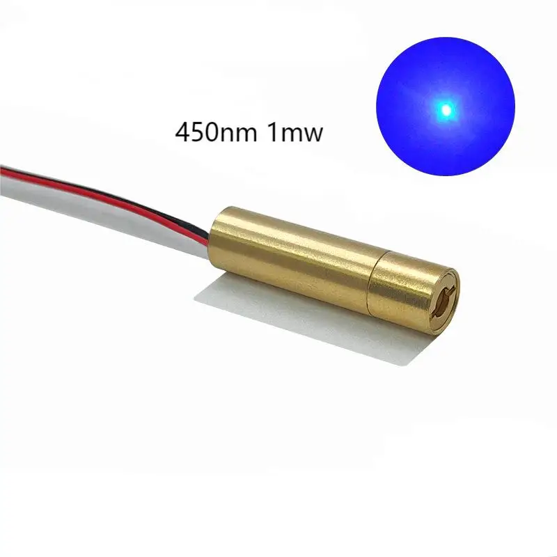 8X31mm 450nm 1mW Interne Focal Point Dotting Blauwe Lasermodule Laserlicht
